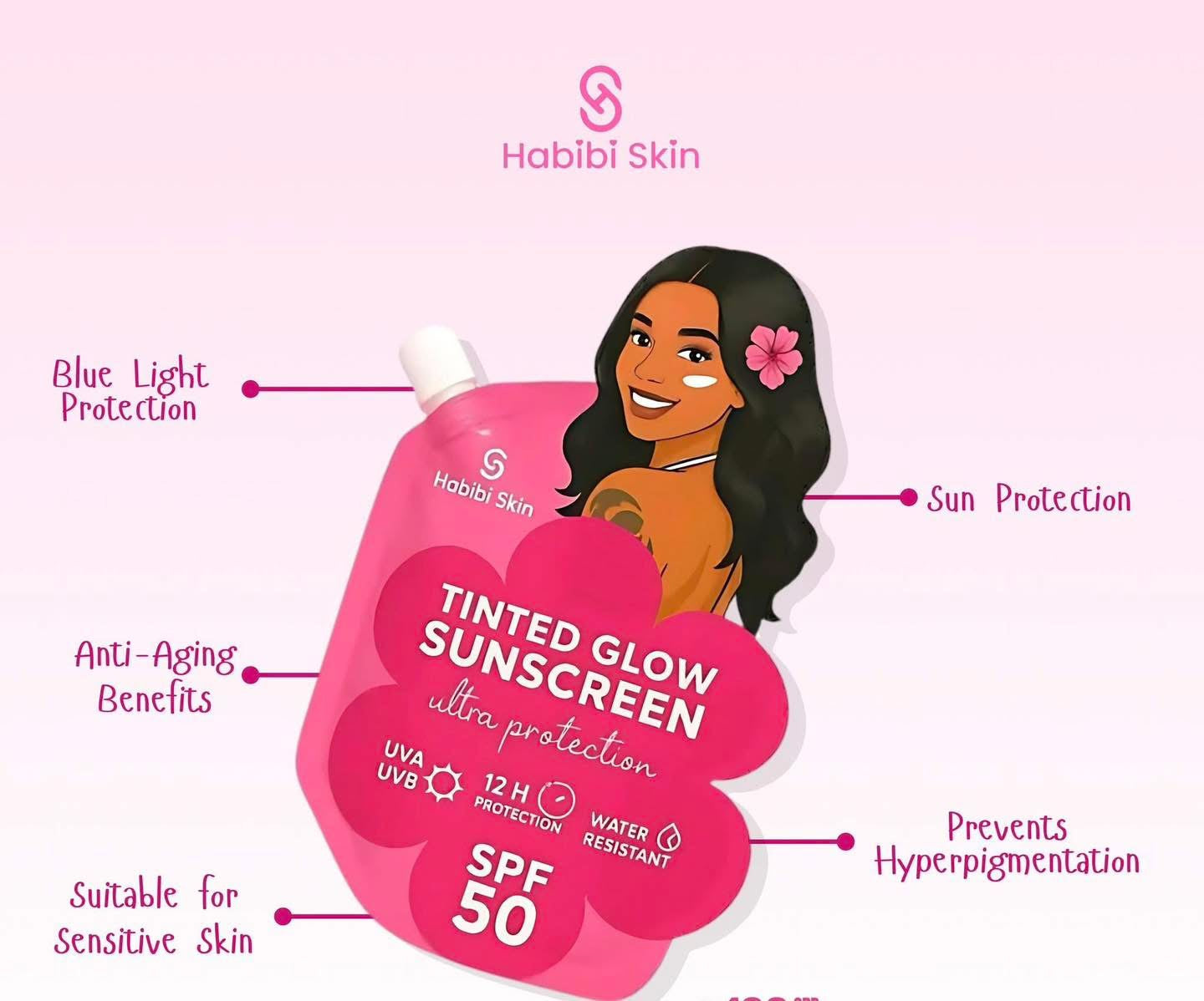 Habibi Tinted Glow Sunscreen