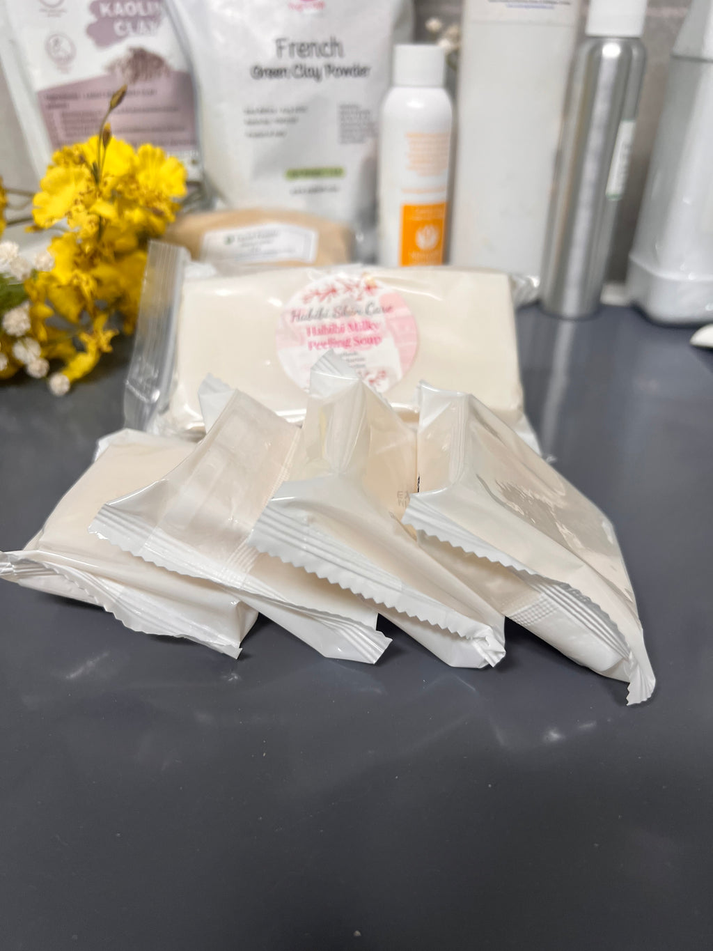 Habibi Milky Pelling Soap - 4 for $ 13