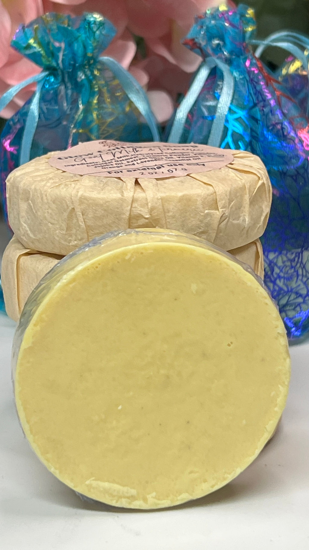 Glow Collagen soap 2oz / 57 g (Goat Milk & Turmeric) Handmade